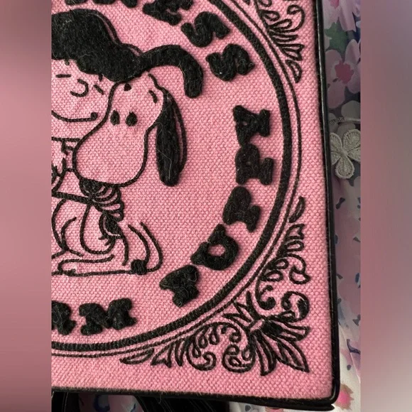 *SOLD* Olympia Le Tan x Peanuts Happiness Is a Warm Puppy Strapped Clutch Bag - Picture 2 of 16